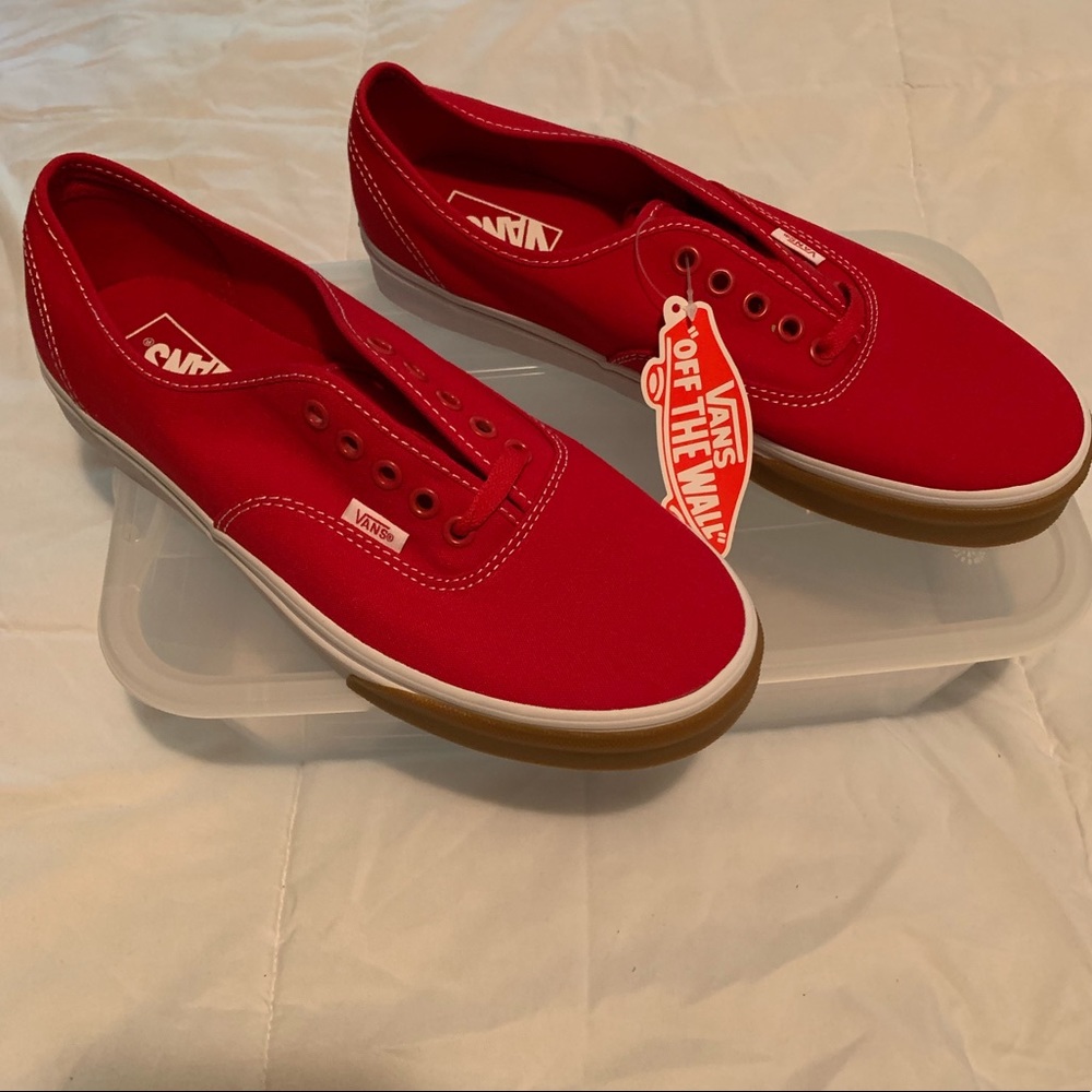 Men’s Vans ‘Off The Wall’ Red Size 10